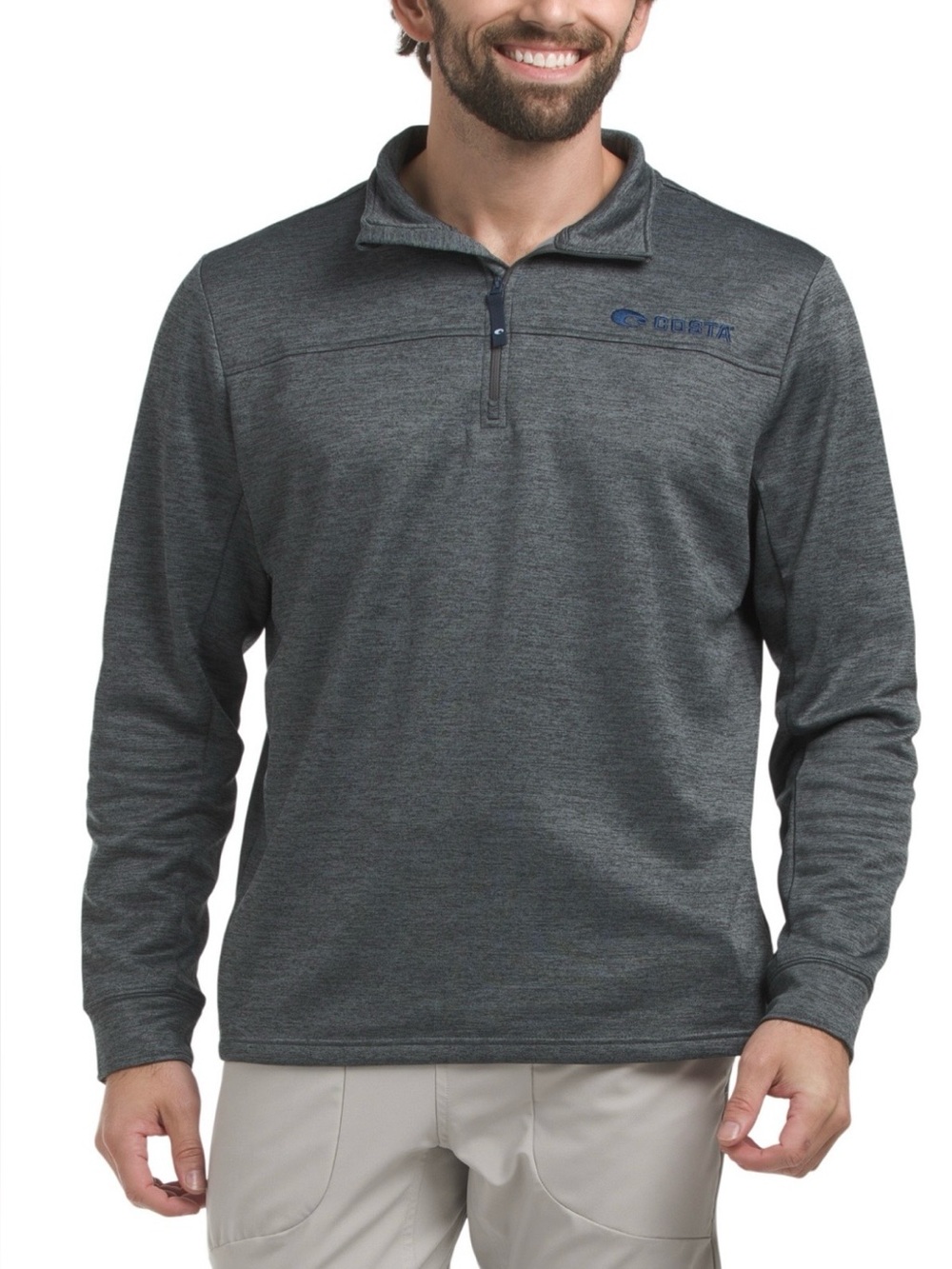Costa Men’s Harbor Quarter-Zip Pullover Size L NEW